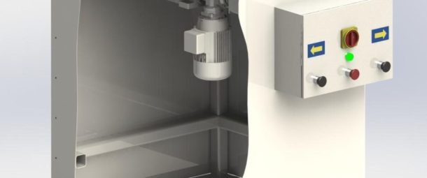 A close up of a component of a rotary indexing table.