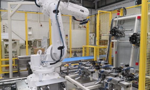 bespoke automation solutions-Leading Commercial bathroom and Sanitaryware manufacturer installs Robot Automated Punching System