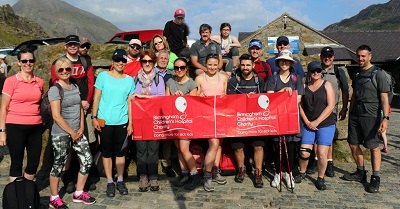 RNA’s Snowdon Challenge for Birmingham Children’s Hospital Charity