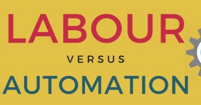 Cost of Manual Labour vs. Automation Infographic