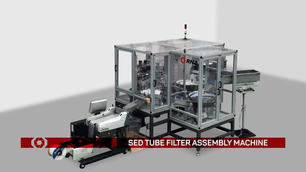 SED Tube and Filter Assembly Machine