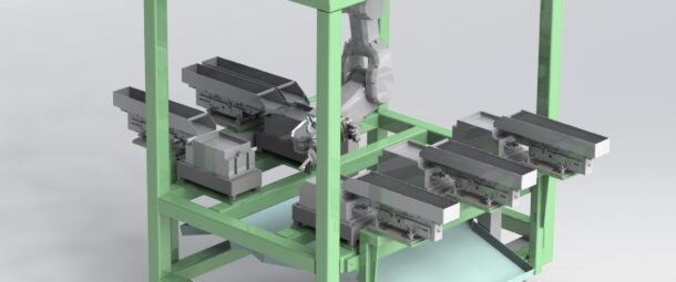 FlexType P Pack Inner frame with robot