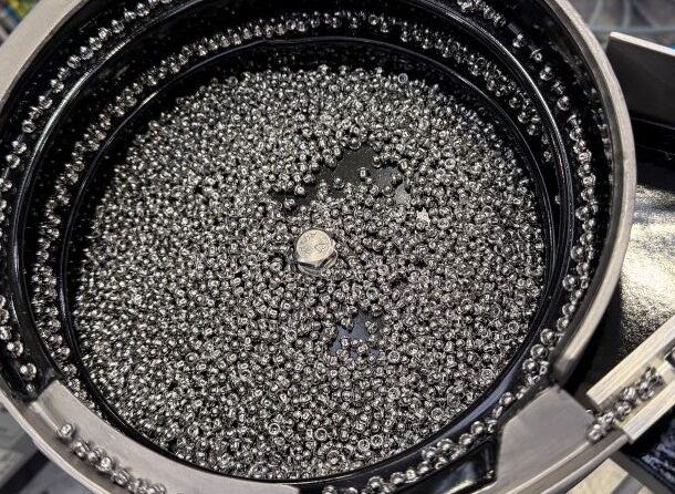 Bowl Feeders to feed and orientate Small Metal Precision Parts