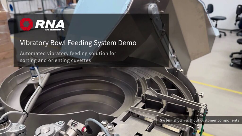 High-Speed Bowl Feed Systems for Hygiene Monitoring System Assembly