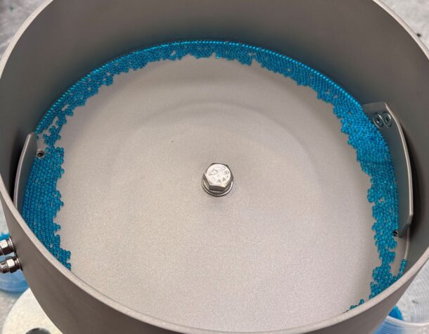 Vibratory Bowl Feeder for 2mm Spherical Capsules